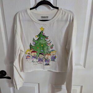 Peanuts Christmas Crop Top